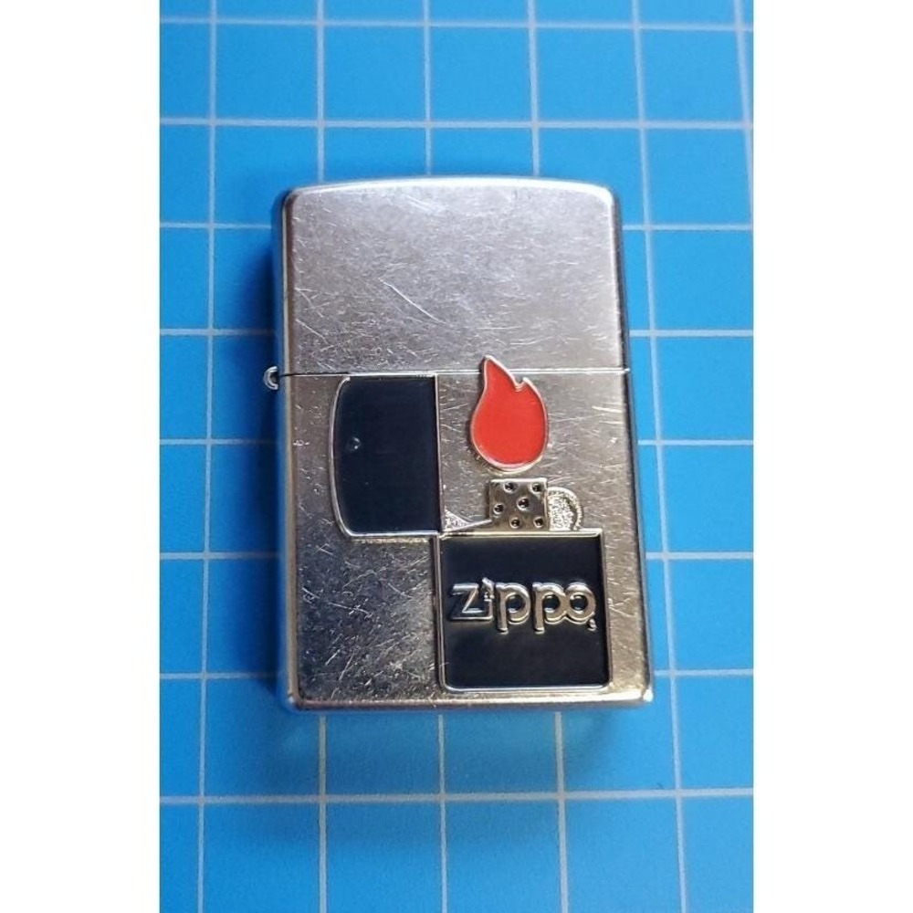 Zippo Lighter With Zippo Medallion, New And Ununused